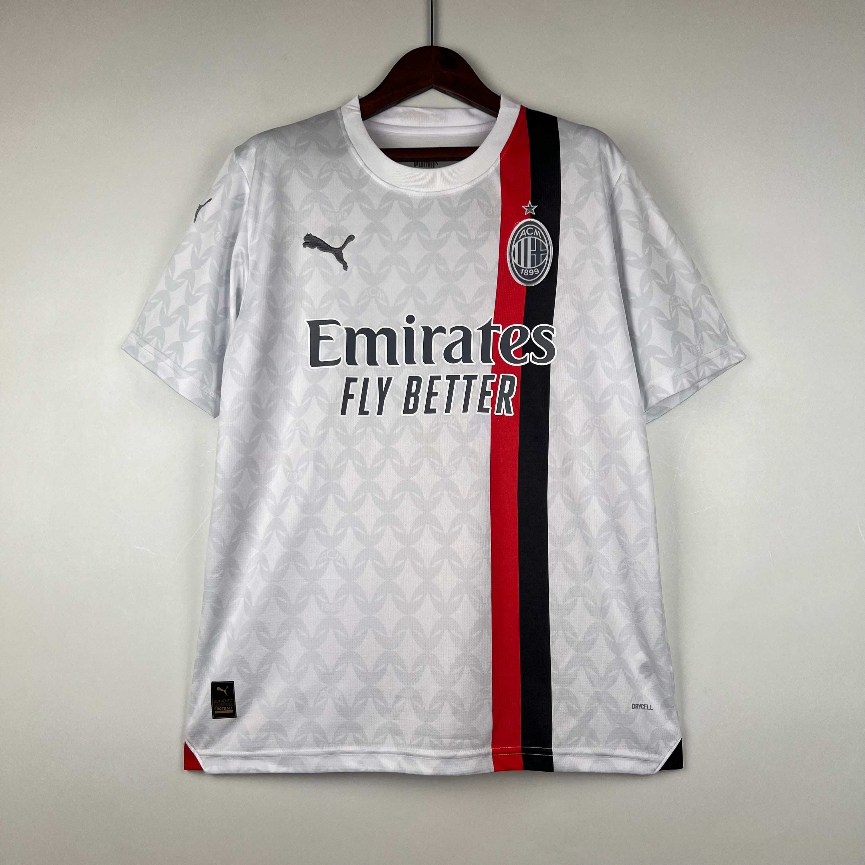 Camiseta Ac Milan Visitante 23/24 para Hombre, Blanco